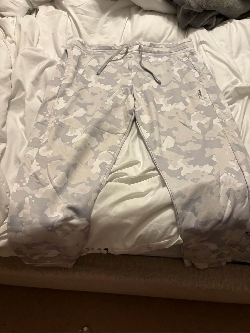 Light Gray Camo Jogger Sweatpants xxl